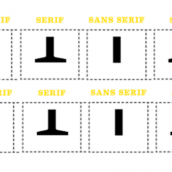 The Battle of the Faces: Serif vs. sans serif