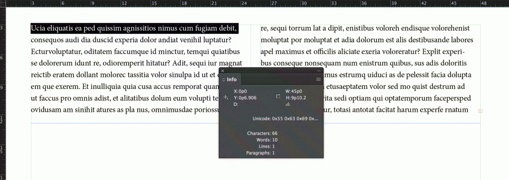 66 characters across per line, that's in the sweet spot.