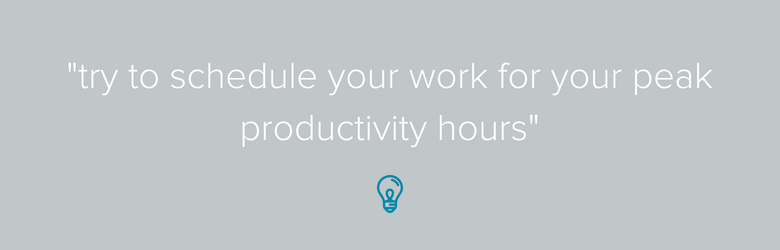 Peak Productivity Hours